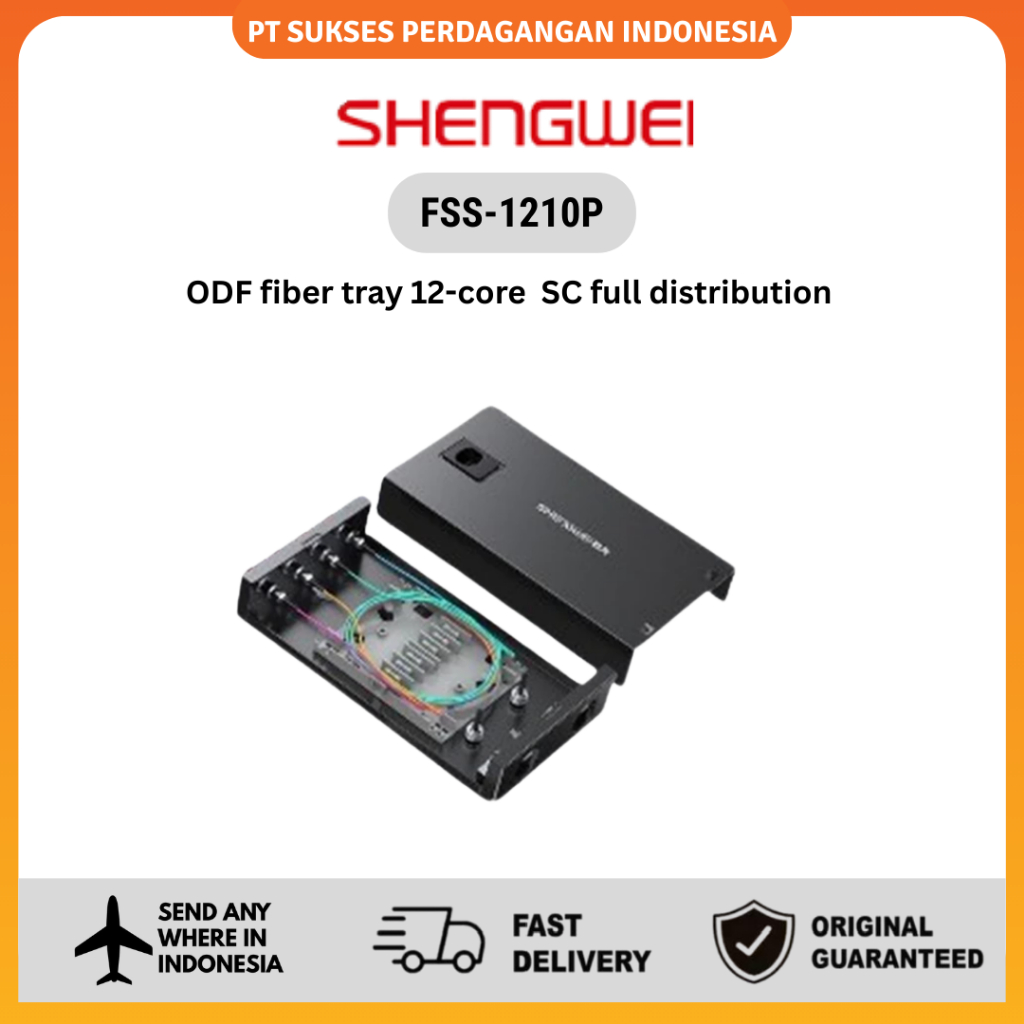 SHENGWEI Fiber optik ODF Fiber Tray 12-CORE SC FULL Distribution FSS-1210P