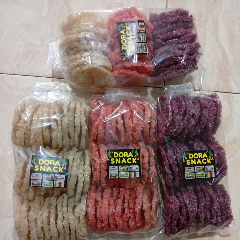 

Rengginang Mentah Terasi Ketan Dora snack