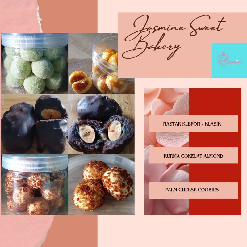 

Kue Kering PAKET ISI 3 Toples Ekonomis Nastar-Kurma Cokelat Almond-Palm Cheese Cookies
