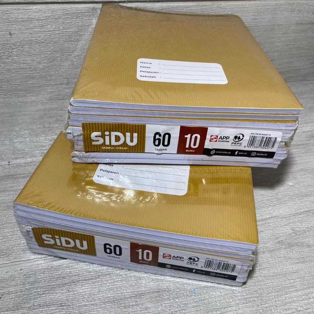 

Promo BUKU TULIS SIDU COVER SAMPUL NAMA ISI 60 LEMBAR / BUKU SIDU CRAFT 60 LEMBAR (1 PACK ISI 10
