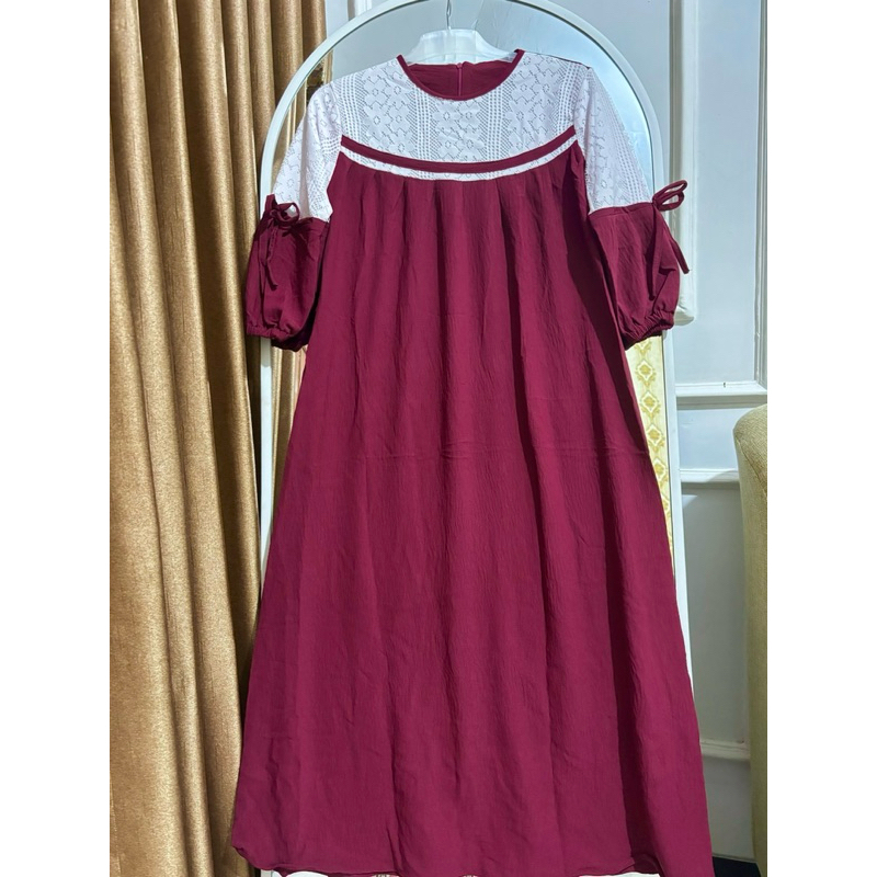 Gamis Renata/Gamis Anak/Gamis Anak Tanggung/Gamis Anak Brokat