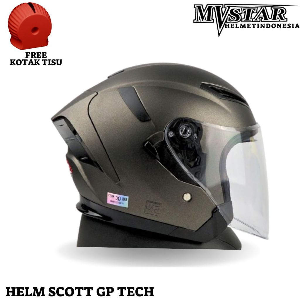 Helm Halfface SCOTT GP TECH Original new type