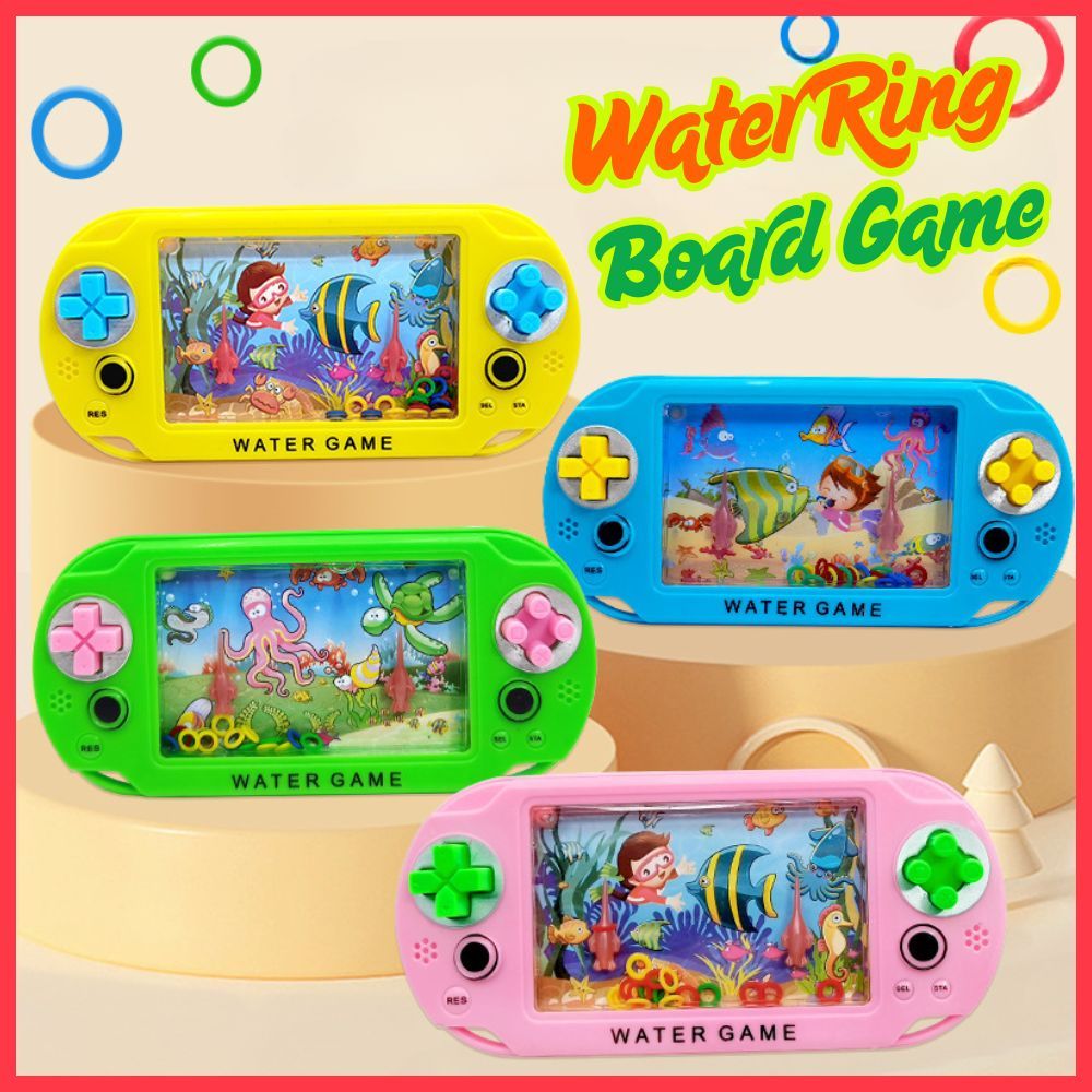 WATER RING BOARD GAME MAINAN GAMEBOT AIR JADUL WATER TOSS RING FOR KIDS EDUKATIF SERU