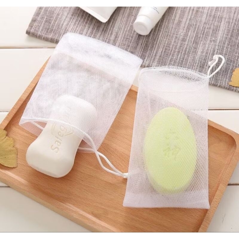 Kantong Jaring Sabun Mandi Batang Kantong Sabun Jaring Tempat Sabun Jaring