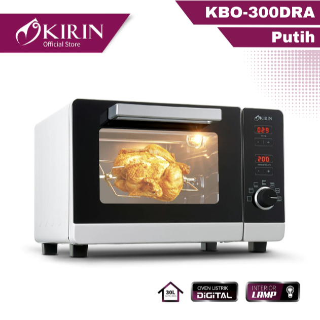 Kirin Oven Listrik KBO 300DRA Oven Digital Kapasitas 30L Low Watt