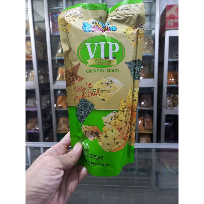 

Snack Vip 10 bks/ Camilan anak/ Bekal sekolah/ Rasa rumput laut