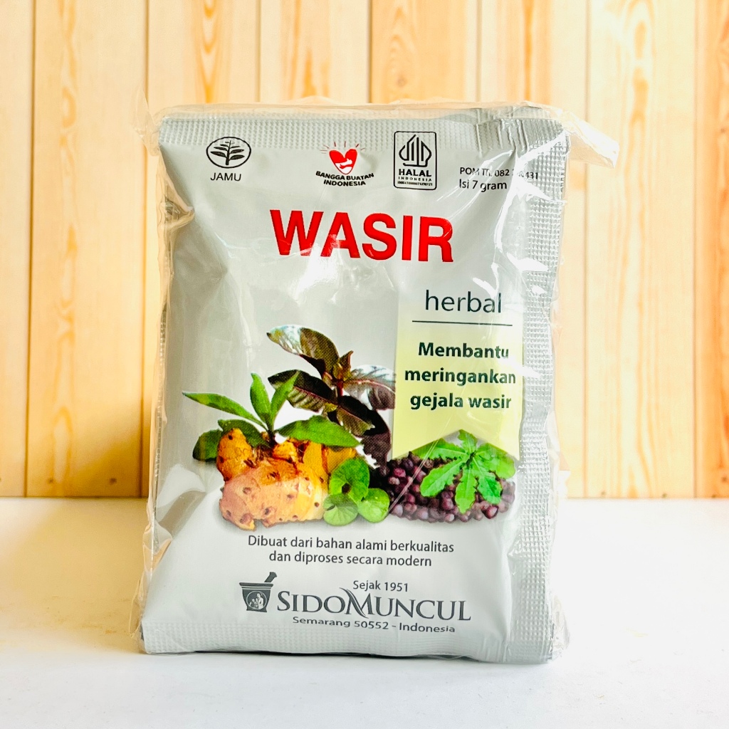 

Jamu WASIR serbuk Sidomuncul is 10 sachet