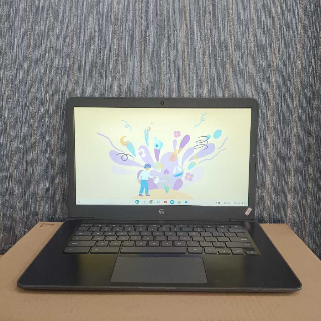 Laptop HP ChromeBook 14a G5, Amd A4-9120C, 4/32GB, Grey
