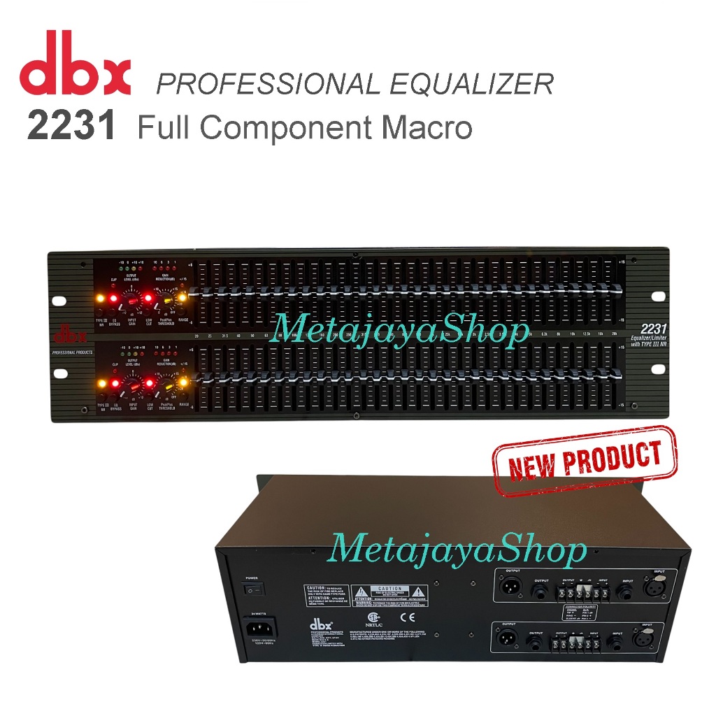 Equalizer DBX 2231 FULL MACRO Dbx 2231+ limiters fungsi dbx2231 Full macro