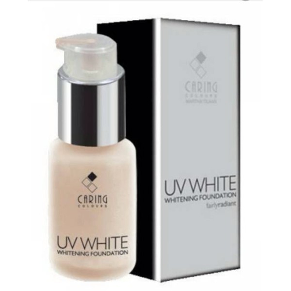 CARING COLOURS UV WHITE WHITENING FOUNDATION