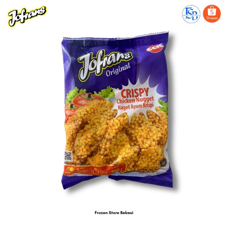 

JOFRANS CHICKEN NUGGET CRISPY 500GR