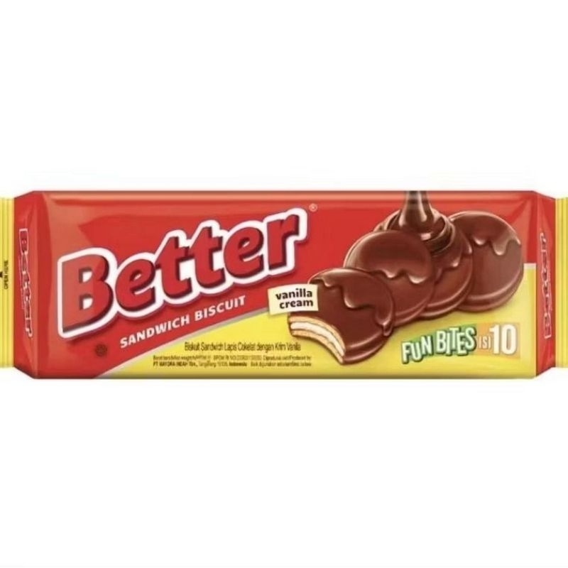 

Better Sandwich Biscuit Vanilla Cream 100 gram