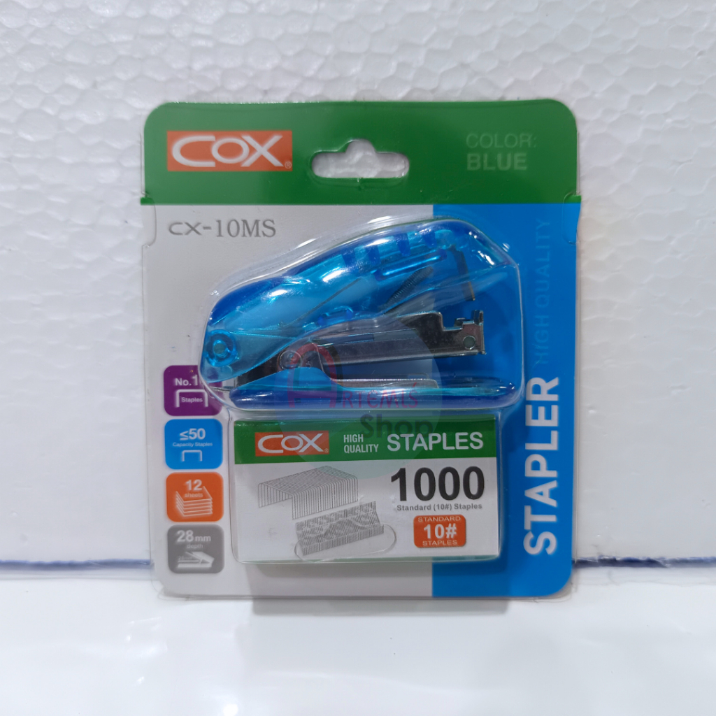 

Stapler / Staples / Hekter Set Mini COX CX-10MS