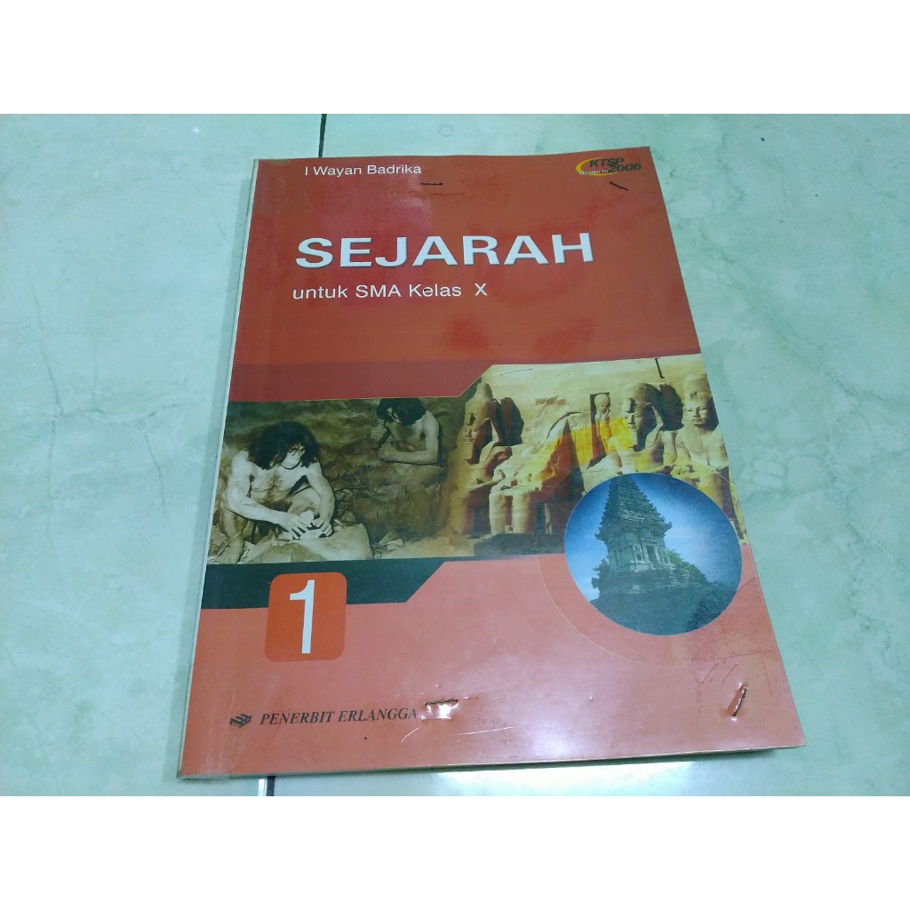 Buku Sejarah SMA Kelas X 1 Erlangga - I Wayan Badrika