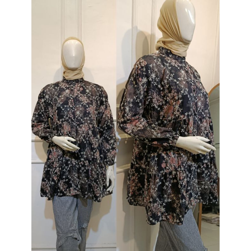 blus katun bordir bolong premium/kekinian /atasan wanita/yang lagi tren (COD)