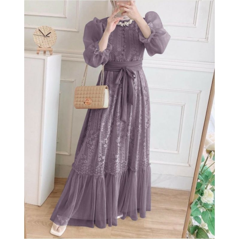 Dress Inara, Dress Gamis, Baju Gamis