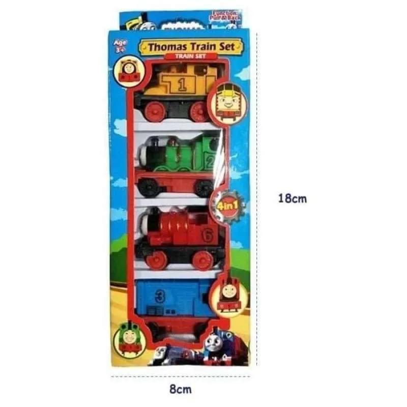 Mainan Anak Kereta Api Tomas Pullback isi 4 pcs