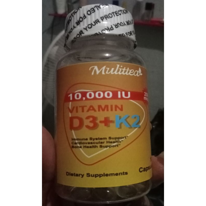 mulittea D3 K2 10000iu 250mcg
