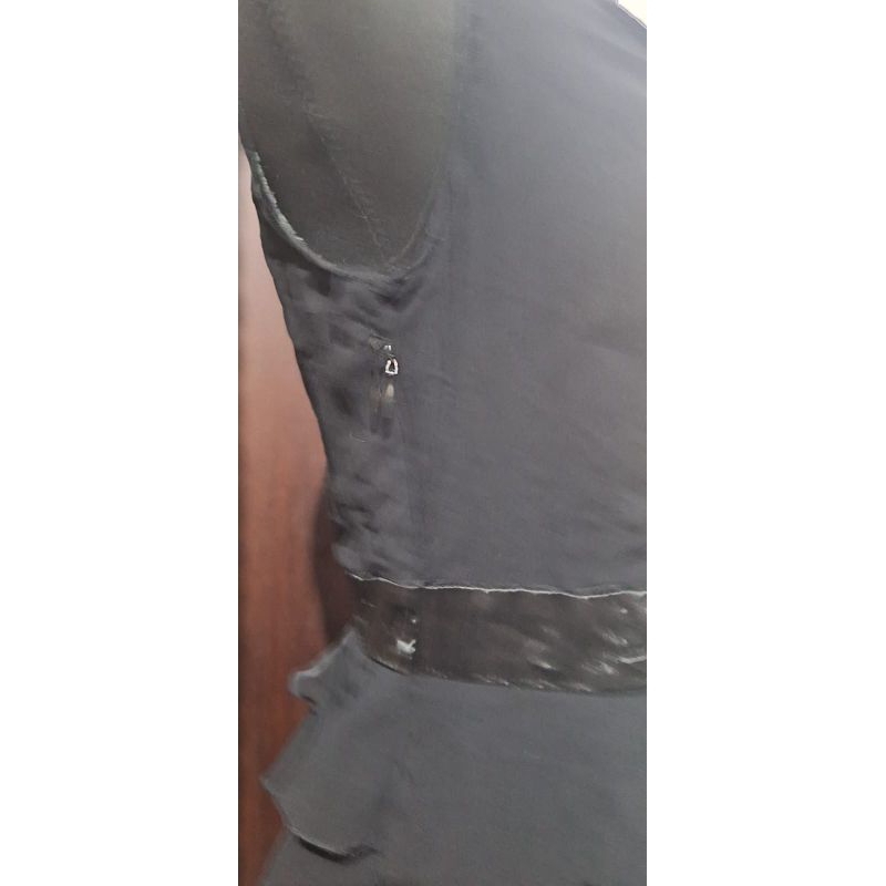 Dress sifon/ Dress sifon hitam