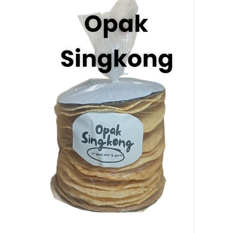 

Opak Singkong original,Asin & gurih(Mateng)