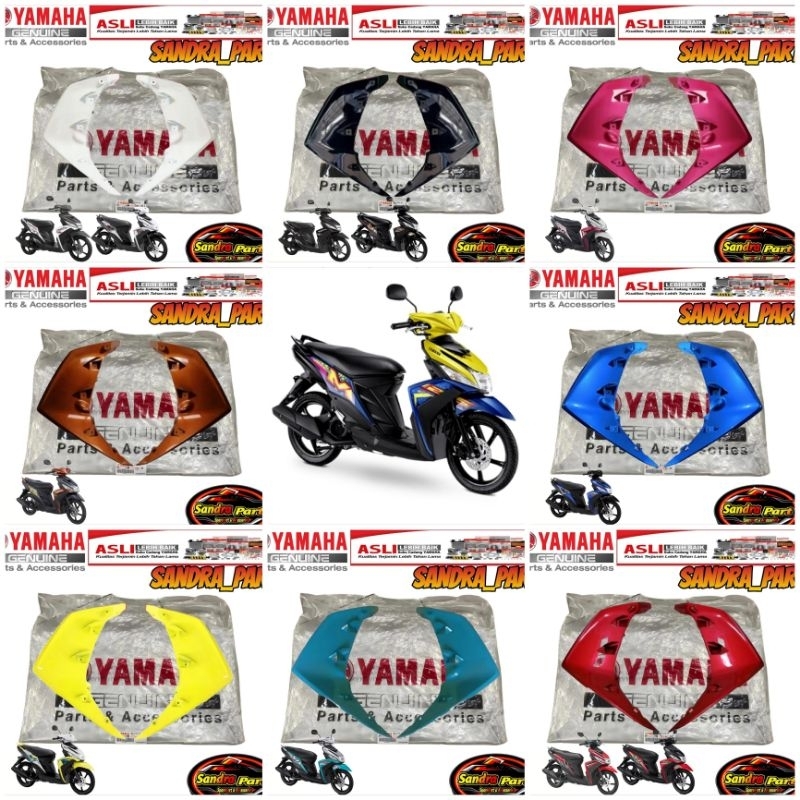 COVER TEBENG SAYAP DEPAN KANAN KIRI MIO M3 125 MIO Z 125 ORIGINAL YAMAHA 2PH-F835V-00 2PH-F835U-00