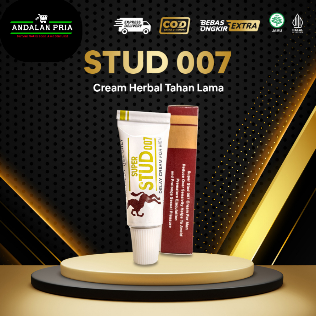 STUD 007 Cream Tahan Lama - Gel Oles Herbal untuk Kenyamanan Pria