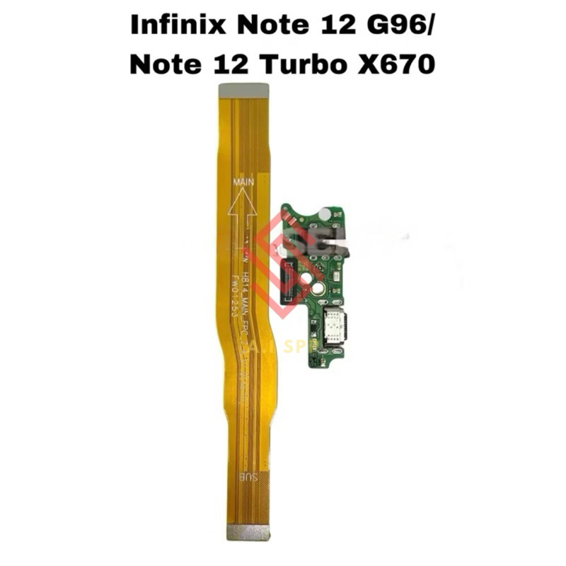 Flexible Board / Papan Cas / Conector Cas Infinix Note 12 G96 / Note 12 Turbo X670