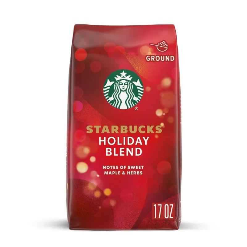 

Starbucks Holiday Blend Medium Roast Ground coffee limited edition