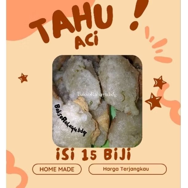 

TAHU ACI Mentah Isi 15 biji
