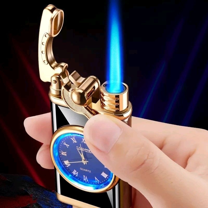 PROMO korek api Jam Premium lighter Korek Api Jam korek api Unik Keren cocok Buat Kado mancis korek