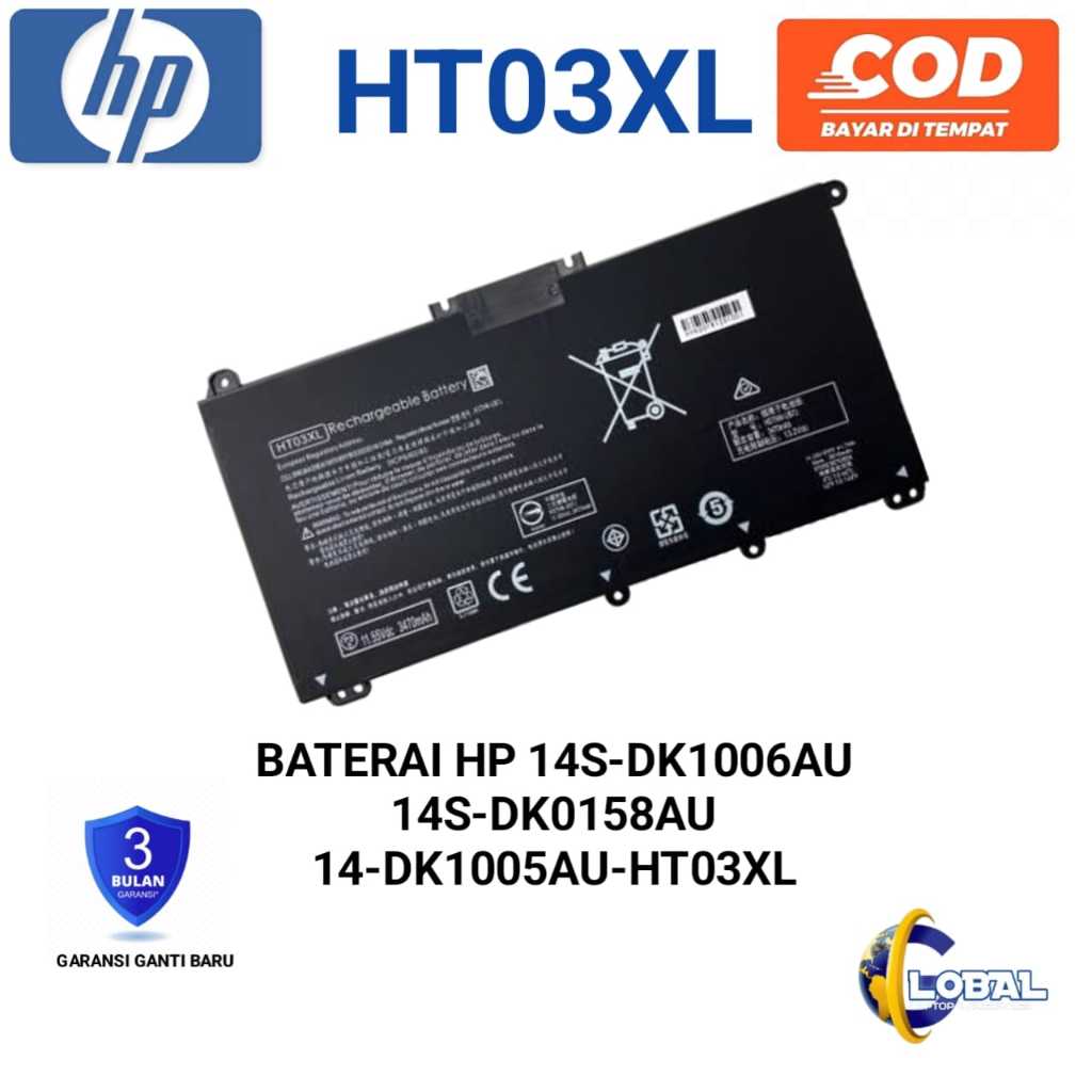 NEW Baterai Laptop 14-ce,14-cf,14-cm,14-dq, 14s-cr1001tx,14s-cr1002tu, 240 G7,245 G7,250 G7