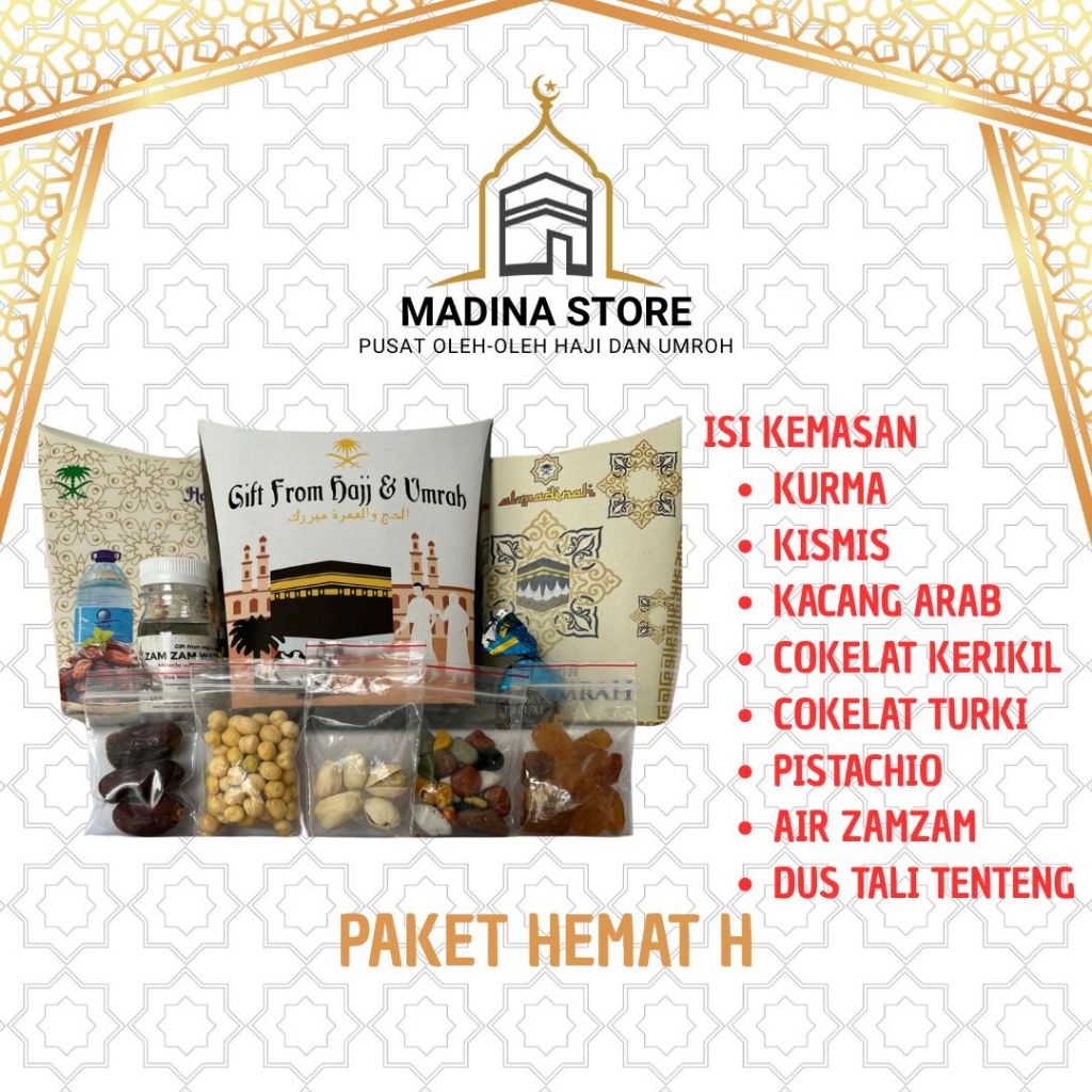 

Paket Hemat Oleh-oleh Haji dan Umroh Paket H isi Air Zamzam