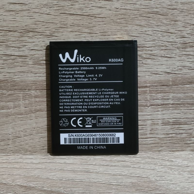 Baterai Batre Hp Wiko K600 W-K600 K600AG Tommy 3 Original Battery Batrai Hp