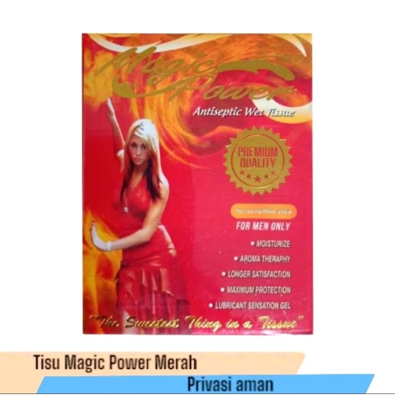 Tisu Antiseptik Tahan Lama Magic Crimson Magic Power Super Magic Lovers For Men Tidur Magic Cod