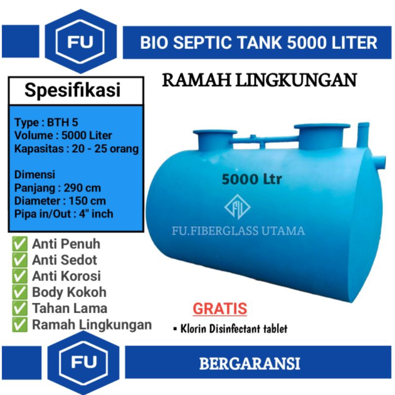 septic tank bio 5000 liter bio septictank biofilter biotech