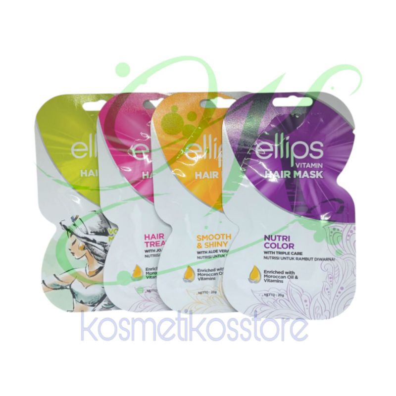 Ellips Masker Rambut Sachet / Ellips Vitamin Hair Mask