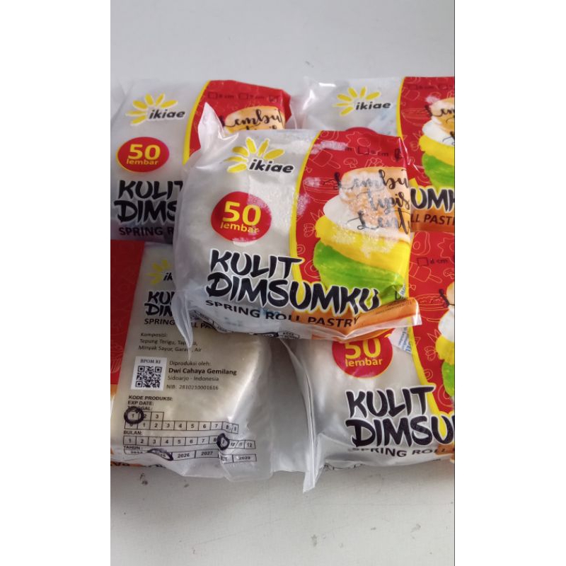 

kulit dimsumku ukuran diameter 9cm,isi 50 lembar