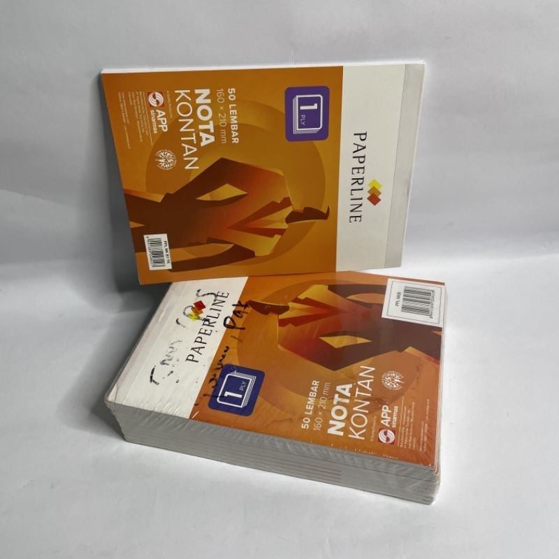

buku nota kontan besar 1 ply, 2 ply, 3 ply paperline (10pcs)