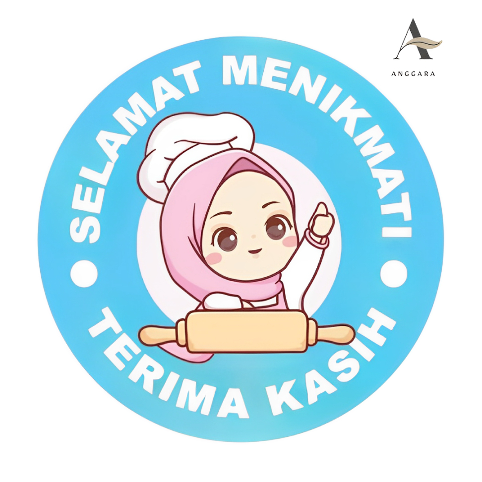

Stiker Label Roll Selamat Menikmati 2.5 cm Isi 500 Sticker Makanan Minuman Label Motif Karakter Lucu