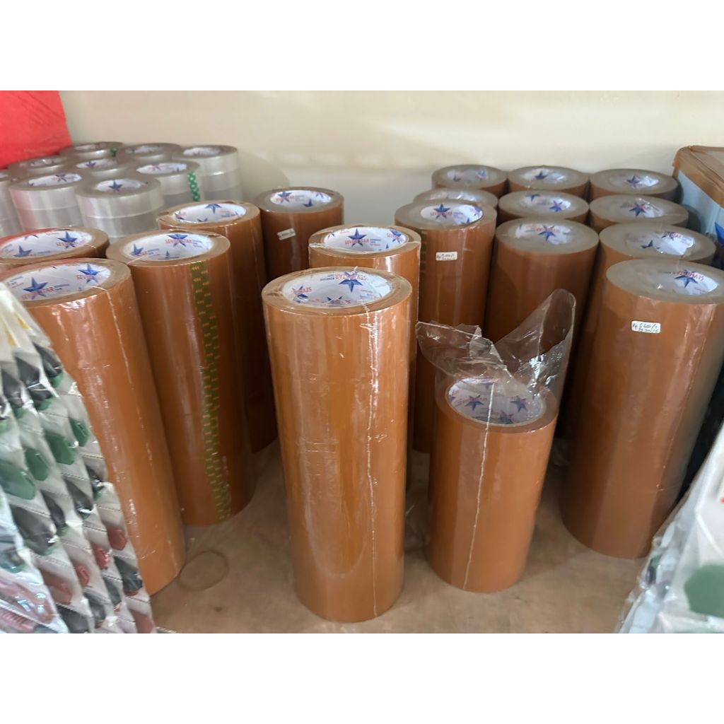 

Lakban Bening Coklat 48 mm 100 yard [1 SLOP] / [1 PCS] Grosir