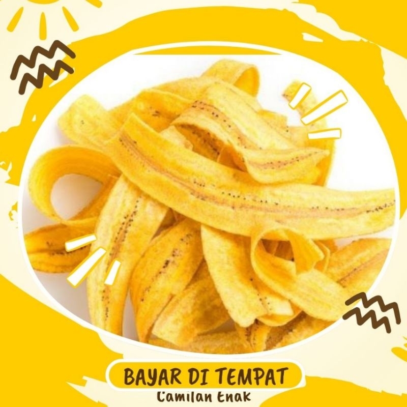 

Keripik Pisang Nangka Gurih 200 Gram Kripik Pisang