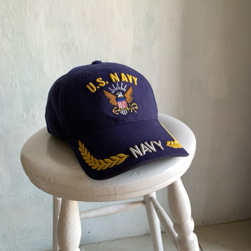 topi super rare keren US NAVY full bordir
