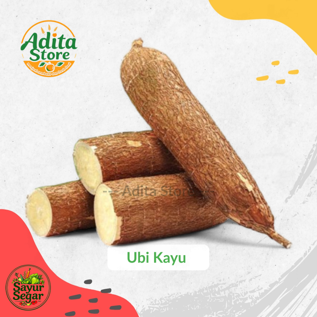Ubi Kayu Renyah Fresh | Ubi Kayu | Ubi Roti