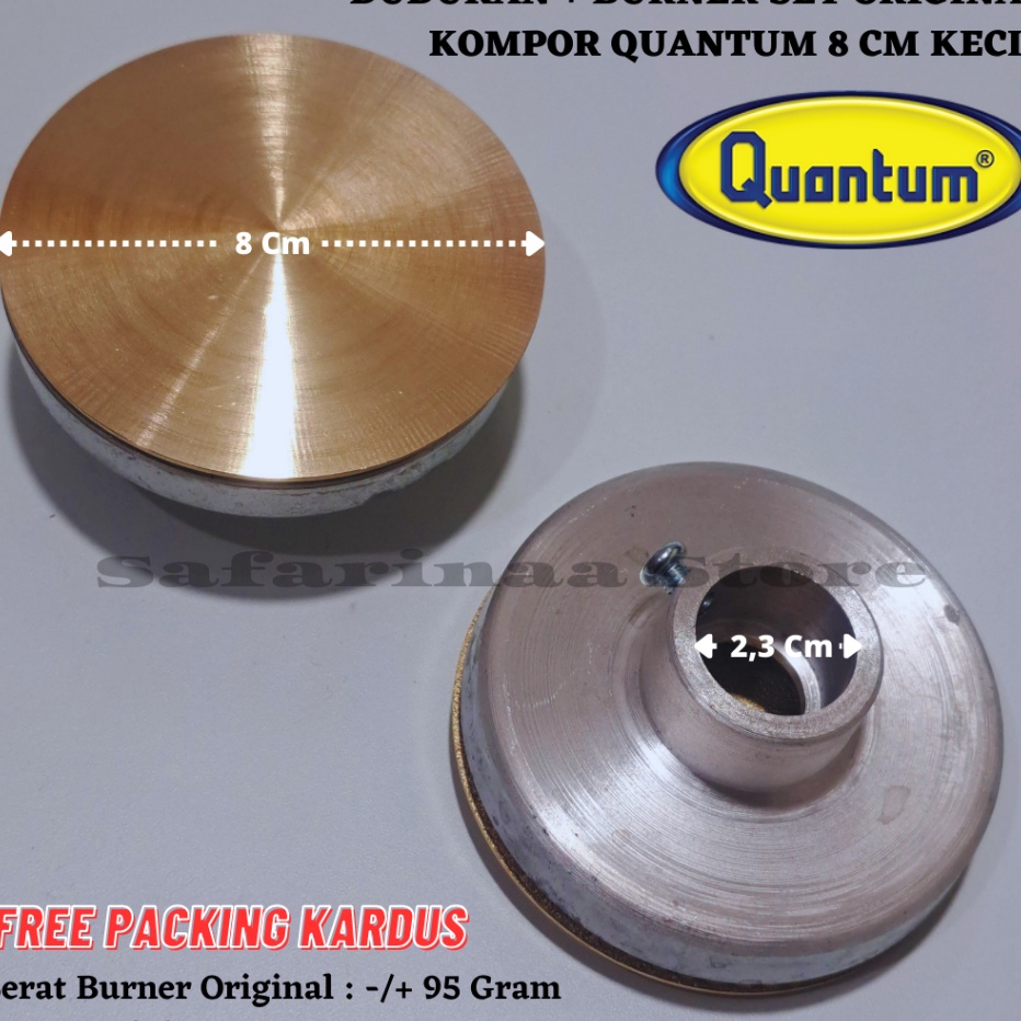 Baru  TUNGKU  DUDUKAN BURNER SET KOMPOR QUANTUM ORIGINAL 8 CM KECIL