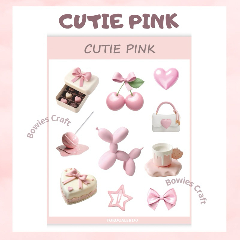 

STIKER SHEET PINK COQUETTE STIKER MURAH ANTI AIR 1 LEMBAR