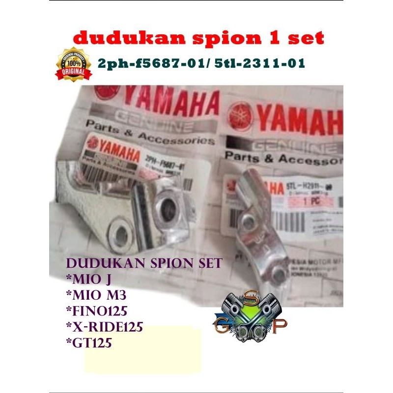 dudukan spion kiri kanan mio j,Mio M3,fino125,x-ride 125,gt125