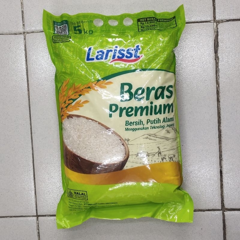 

Larisst Beras Premium Kemasan 5Kg