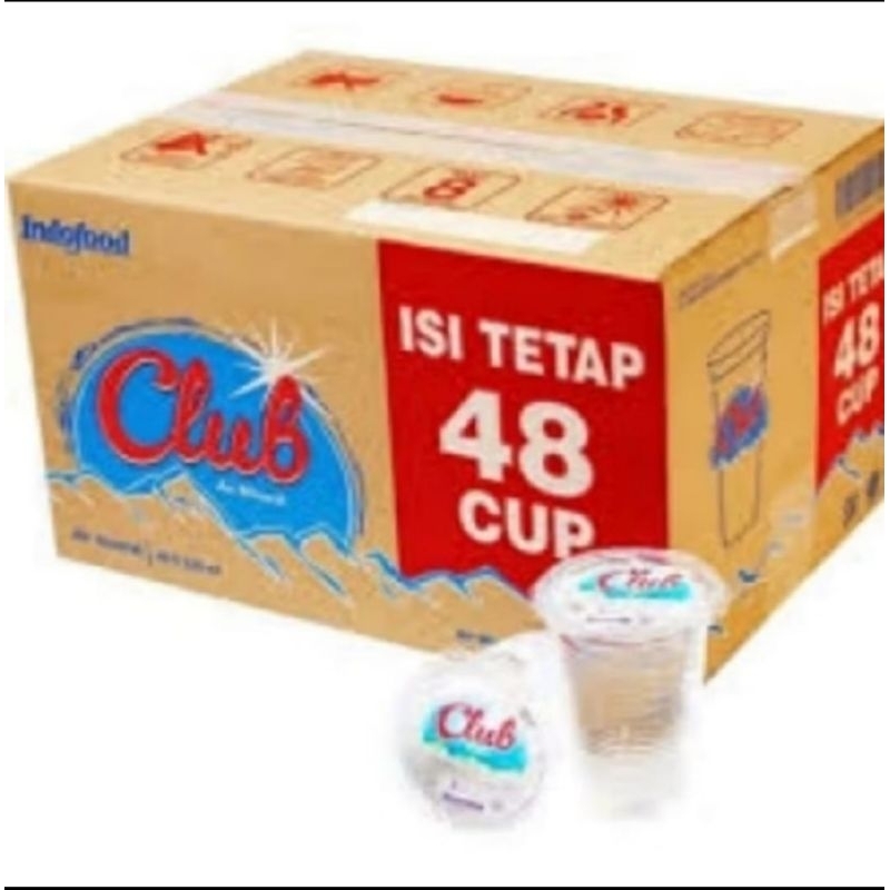 

Club Air Mineral 220 ml Isi 48- Gelas