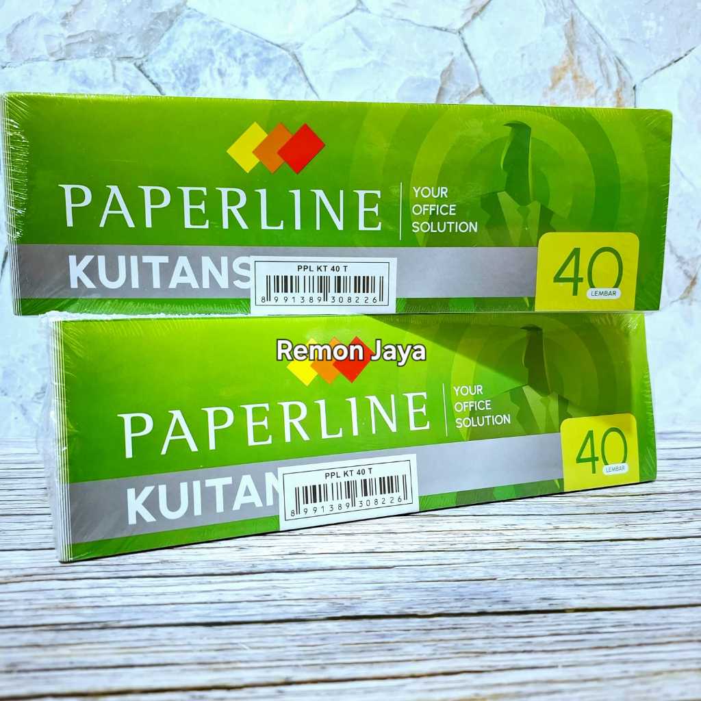 

KWITANSI TANGGUNG PAPERLINE PPL KT 40 T 1 PAK / BUKU KUITANSI / KERTAS TANDA PEMBELIAN / NOTA HARGA PEMBAYARAN