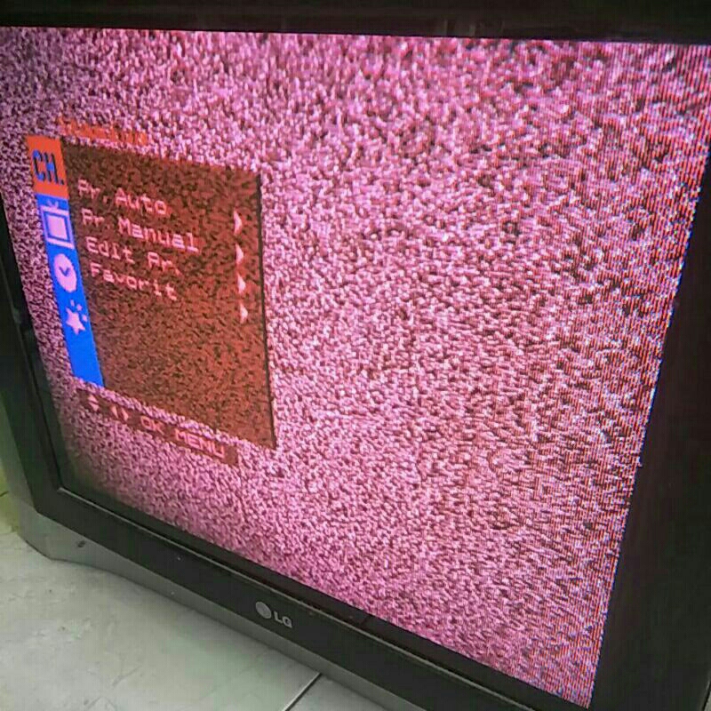 mesin tv LG ultra Slim 21 in non ew